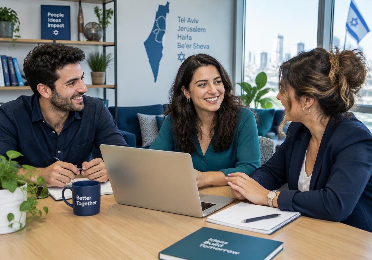 צוות זכאות מדיקל בפגישת עבודה